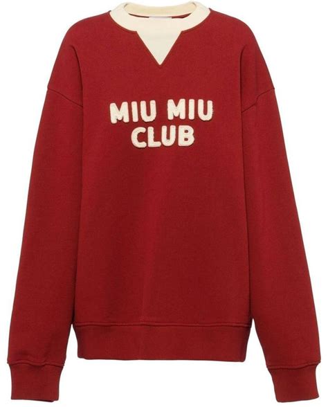 miumiu sweatshirts for women.